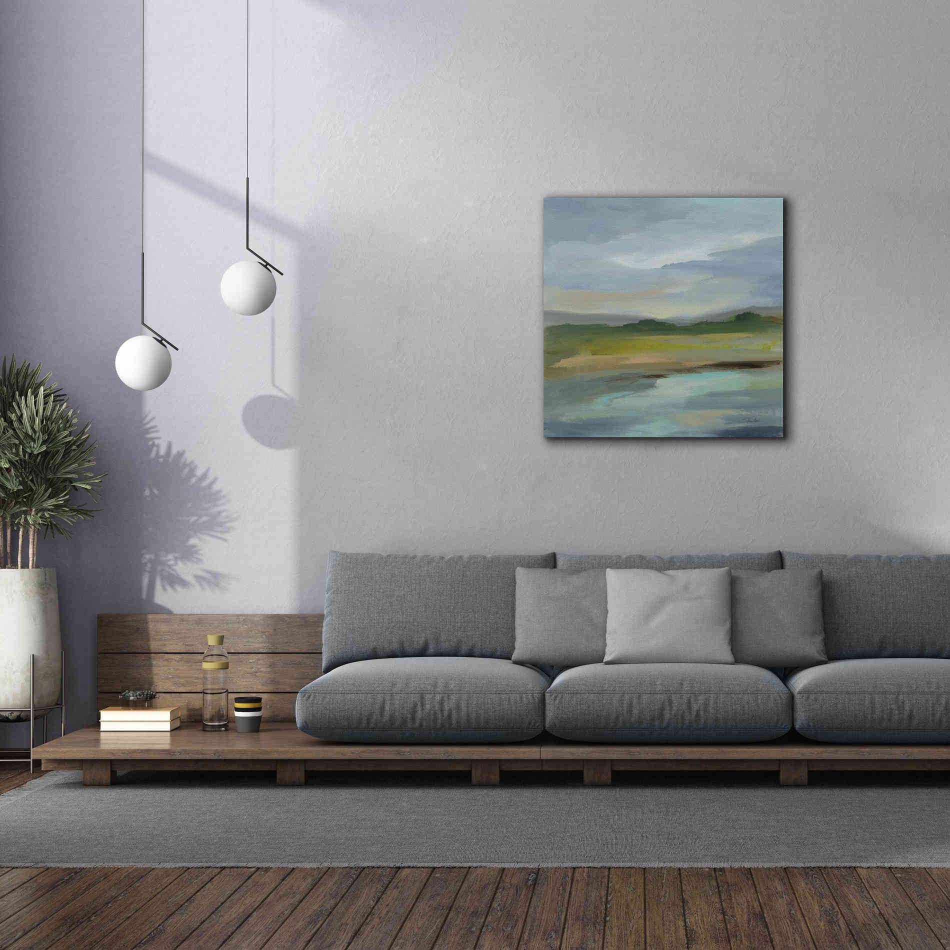 'Clouds and Shadows' by Silvia Vassileva, Canvas Wall Art,37 x 37