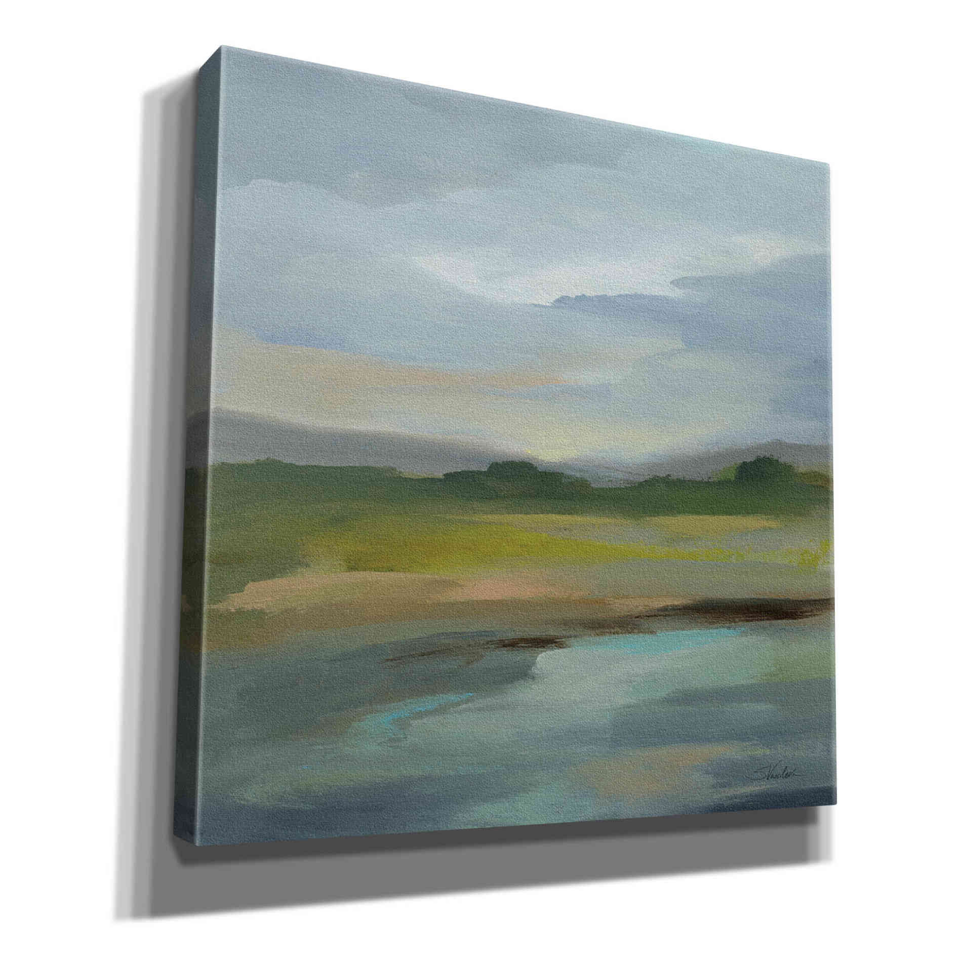 'Clouds and Shadows' by Silvia Vassileva, Canvas Wall Art,12x12x1.1x0,18x18x1.1x0,26x26x1.74x0,37x37x1.74x0