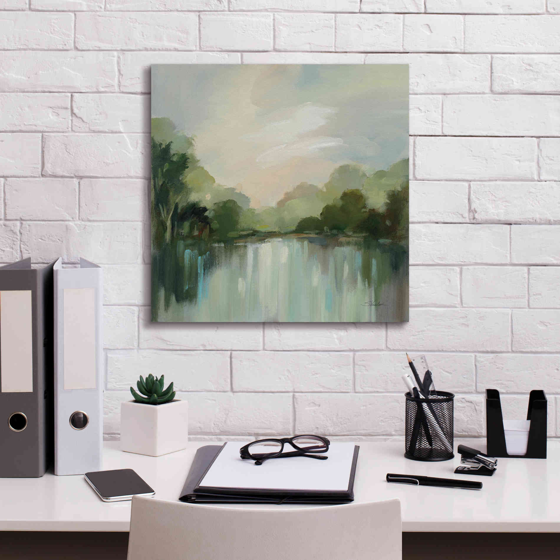 'Cool Spring Day' by Silvia Vassileva, Canvas Wall Art,18 x 18