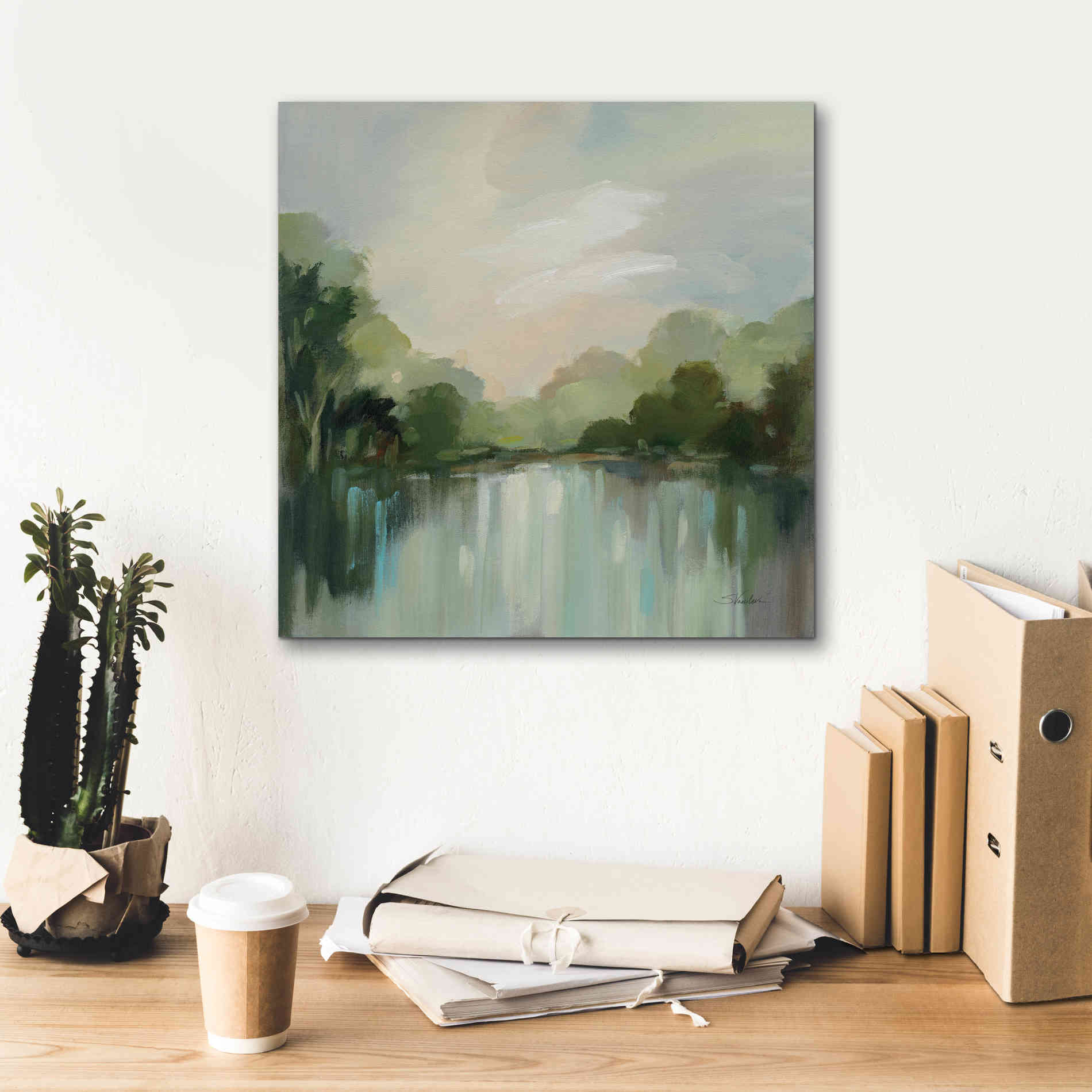 'Cool Spring Day' by Silvia Vassileva, Canvas Wall Art,18 x 18