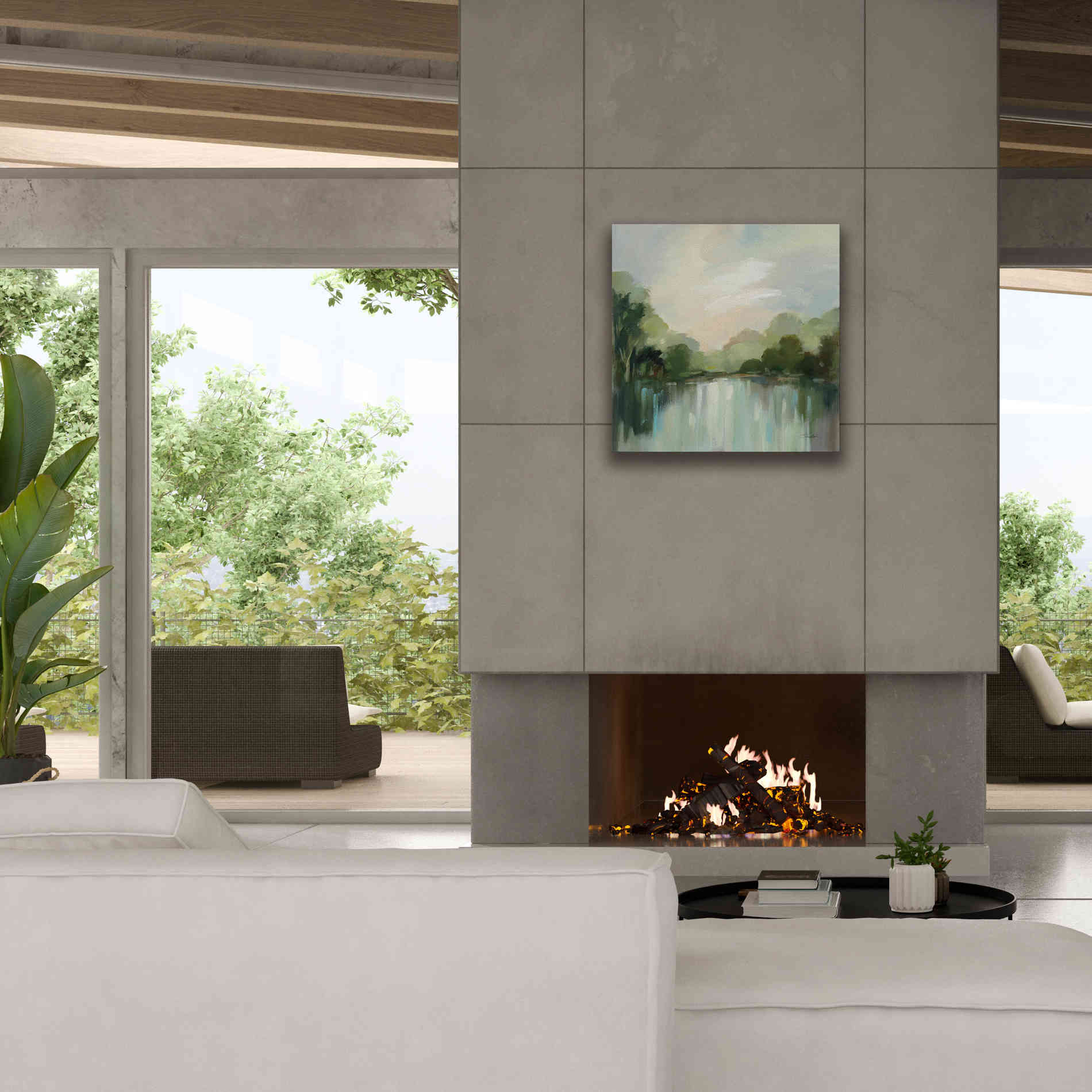 'Cool Spring Day' by Silvia Vassileva, Canvas Wall Art,26 x 26