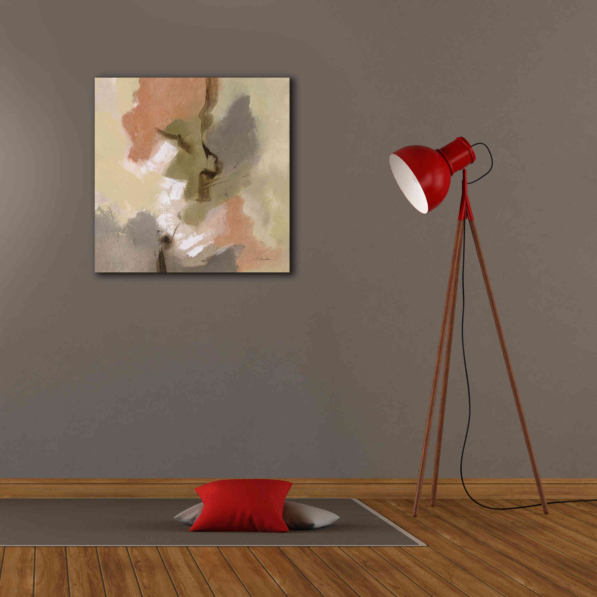 'Meadow View II' by Silvia Vassileva, Canvas Wall Art,26 x 26