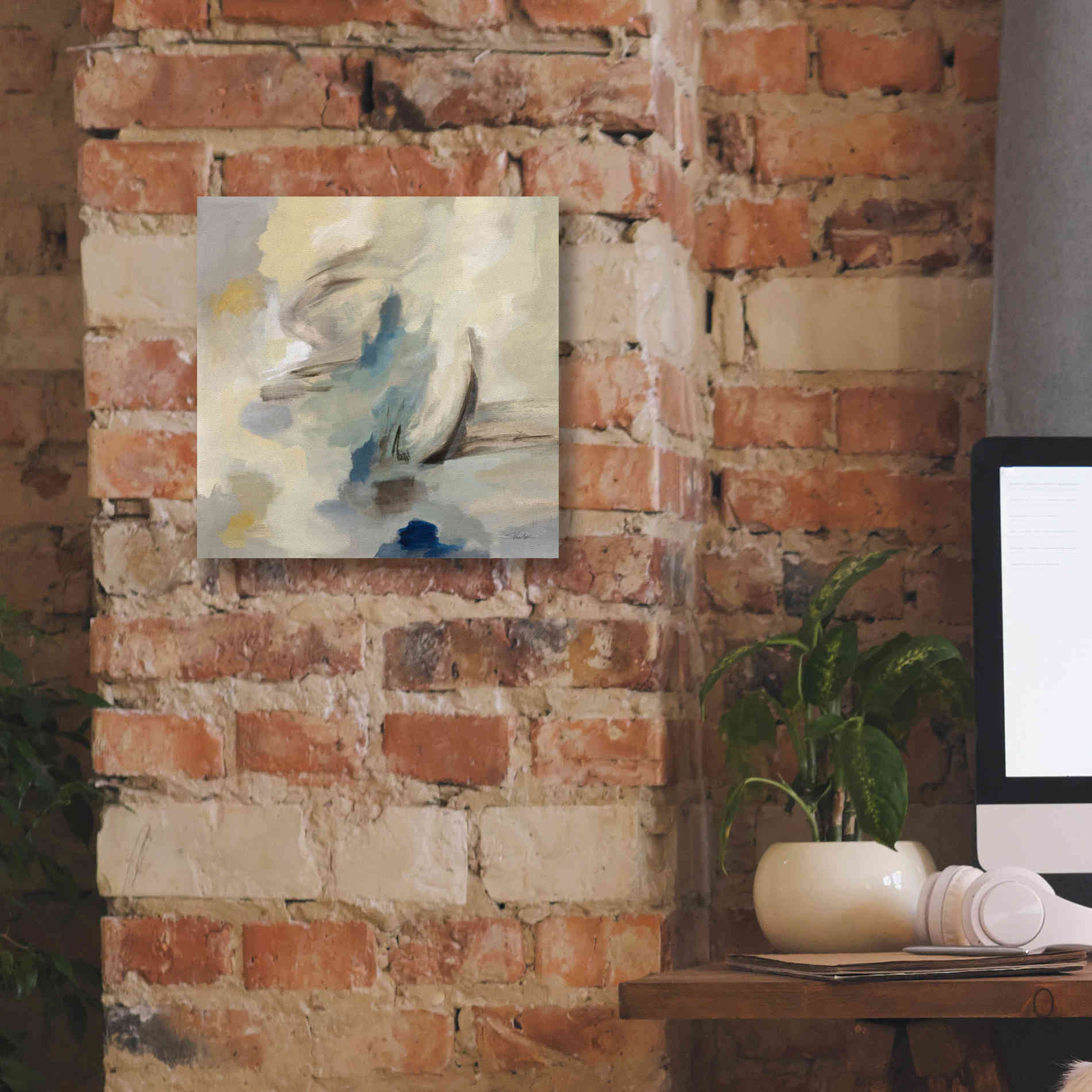 'Morning Sail' by Silvia Vassileva, Canvas Wall Art,12 x 12