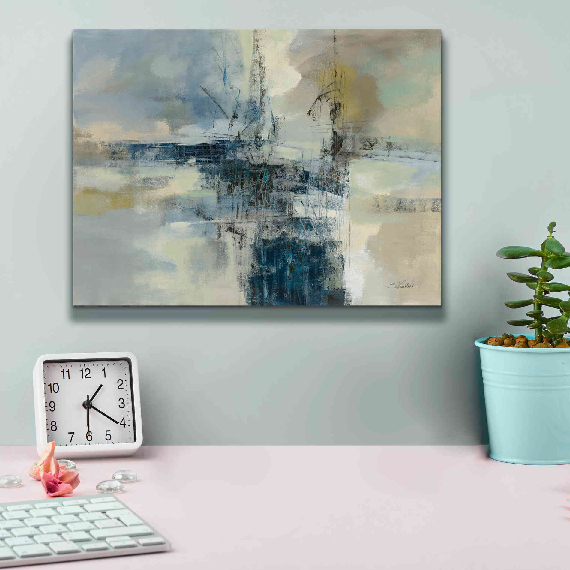 'Sea Port' by Silvia Vassileva, Canvas Wall Art,16 x 12