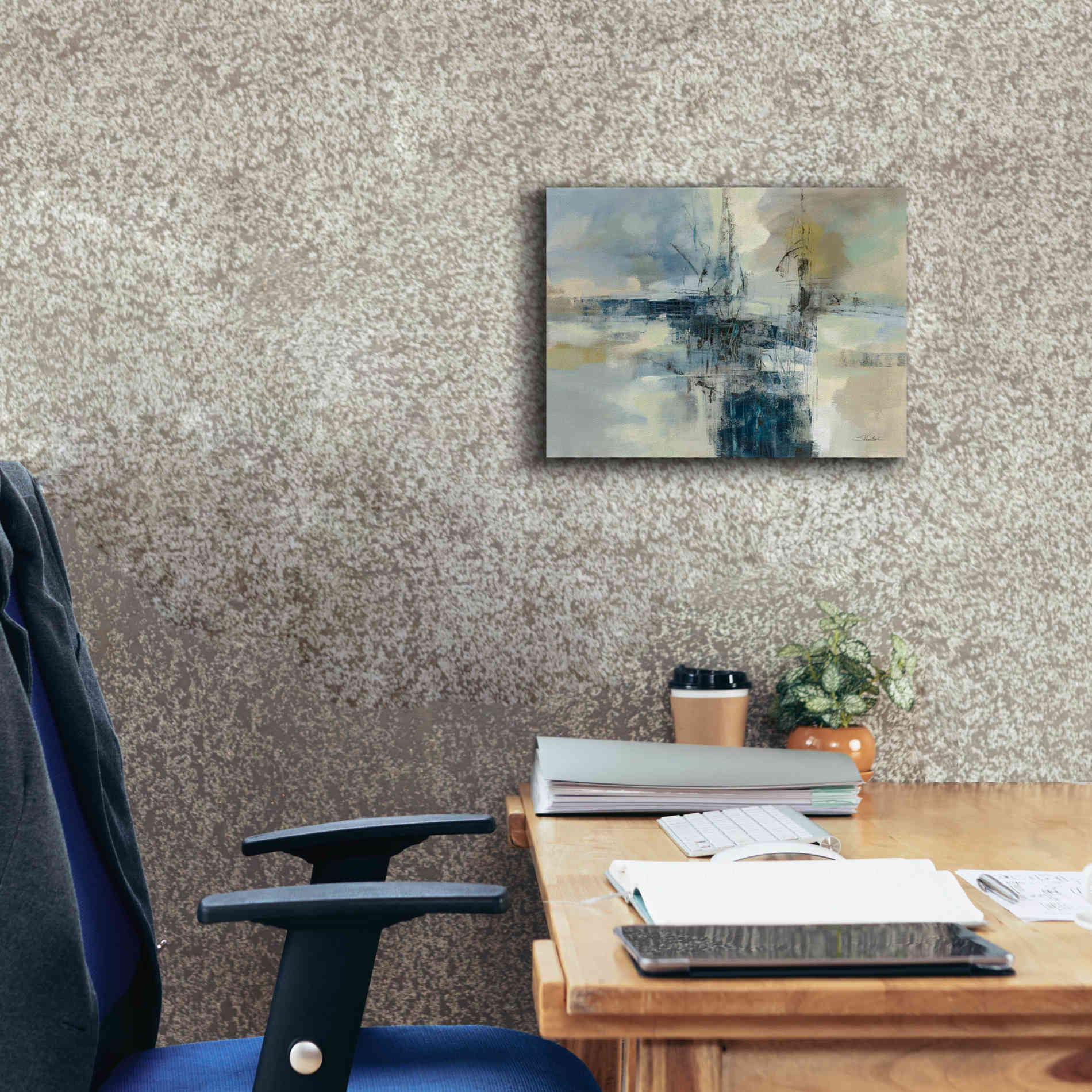 'Sea Port' by Silvia Vassileva, Canvas Wall Art,16 x 12