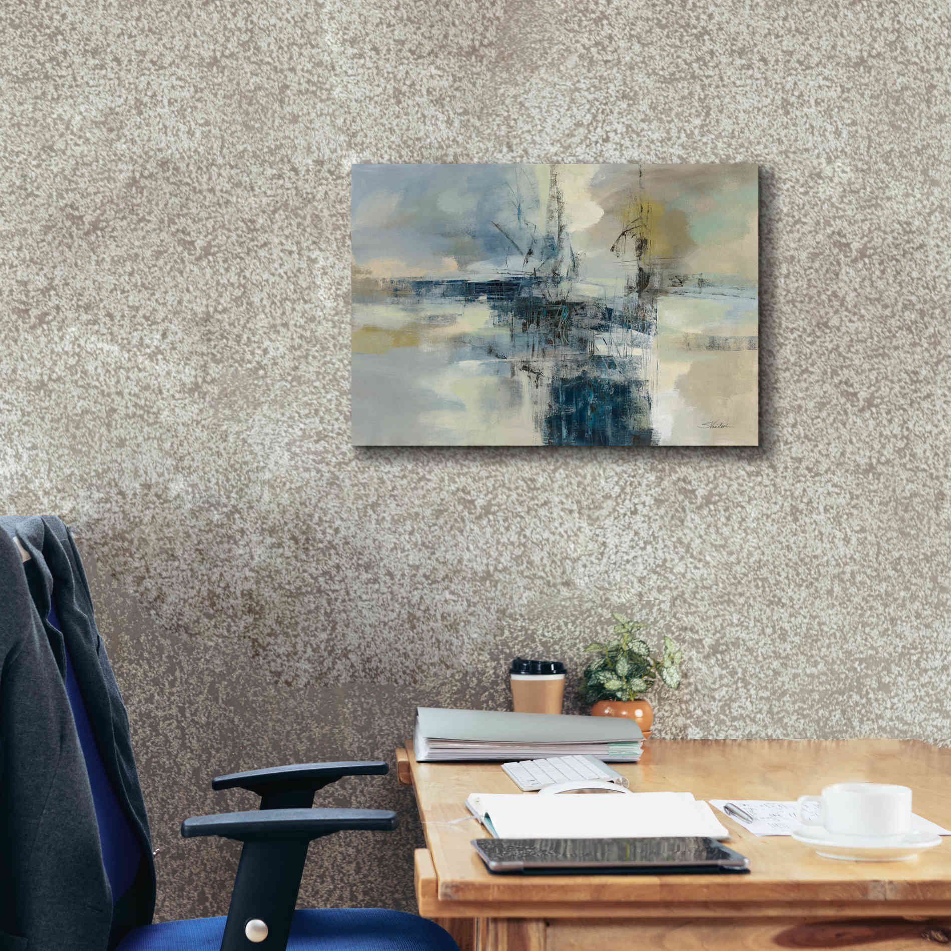 'Sea Port' by Silvia Vassileva, Canvas Wall Art,26 x 18