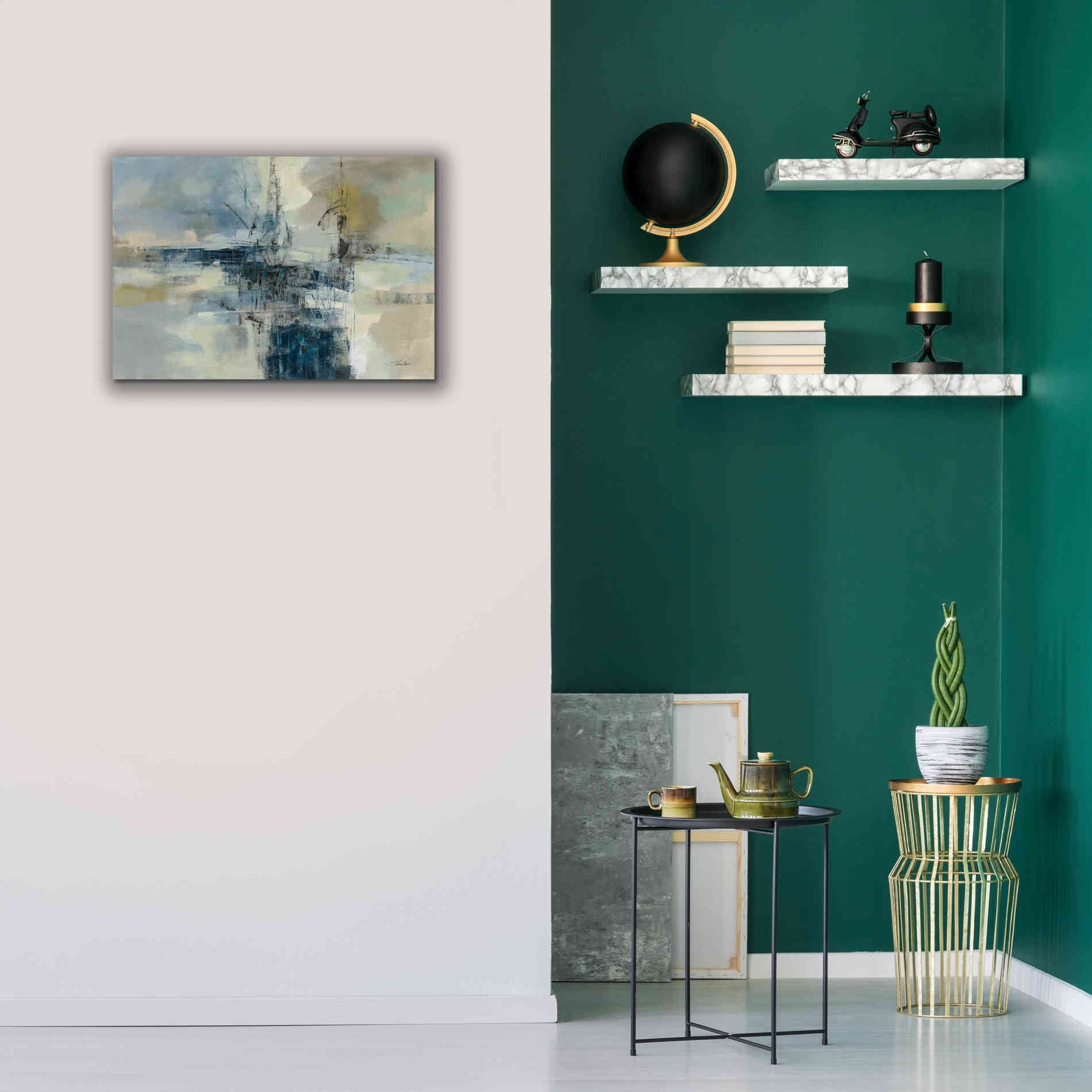 'Sea Port' by Silvia Vassileva, Canvas Wall Art,26 x 18