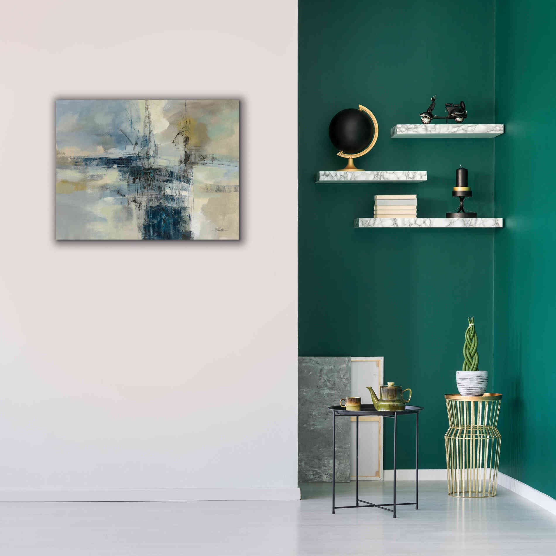 'Sea Port' by Silvia Vassileva, Canvas Wall Art,34 x 26