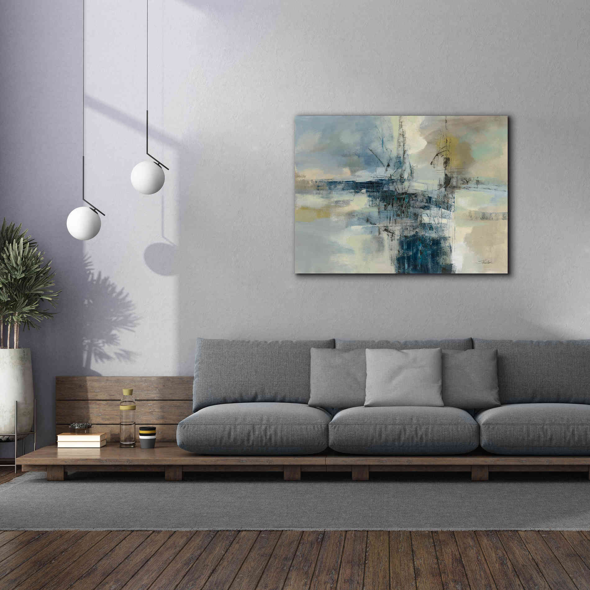 'Sea Port' by Silvia Vassileva, Canvas Wall Art,54 x 40