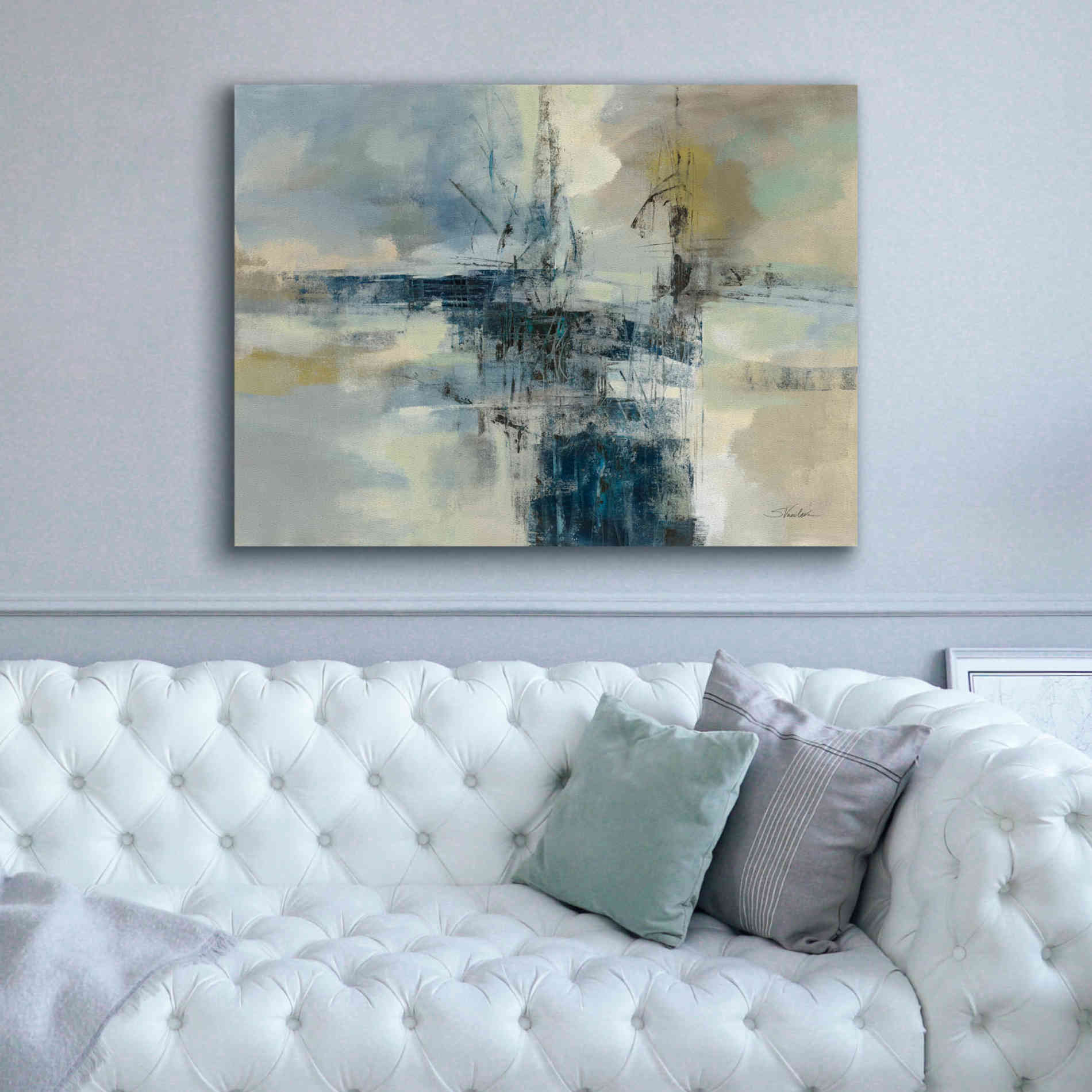'Sea Port' by Silvia Vassileva, Canvas Wall Art,54 x 40