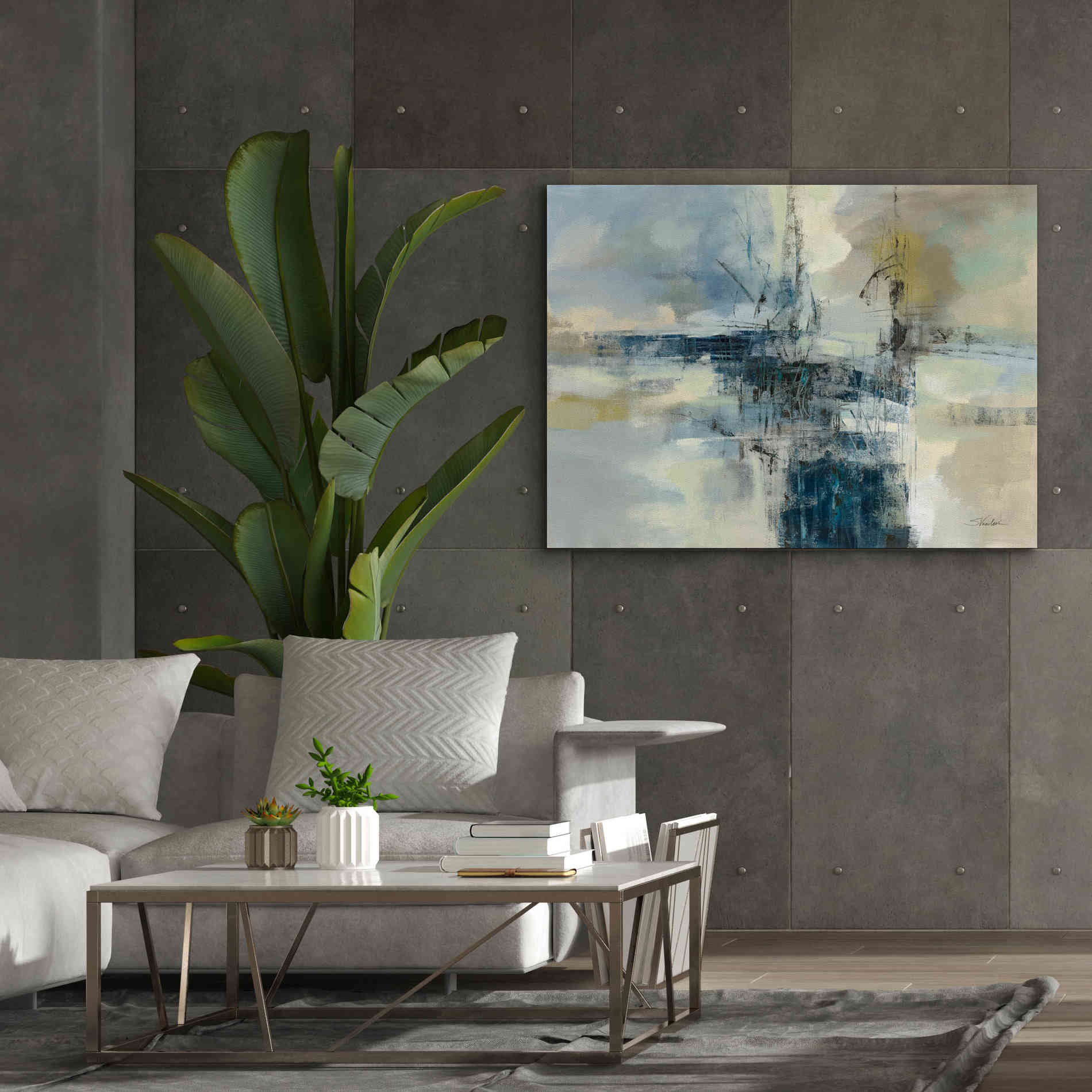 'Sea Port' by Silvia Vassileva, Canvas Wall Art,54 x 40