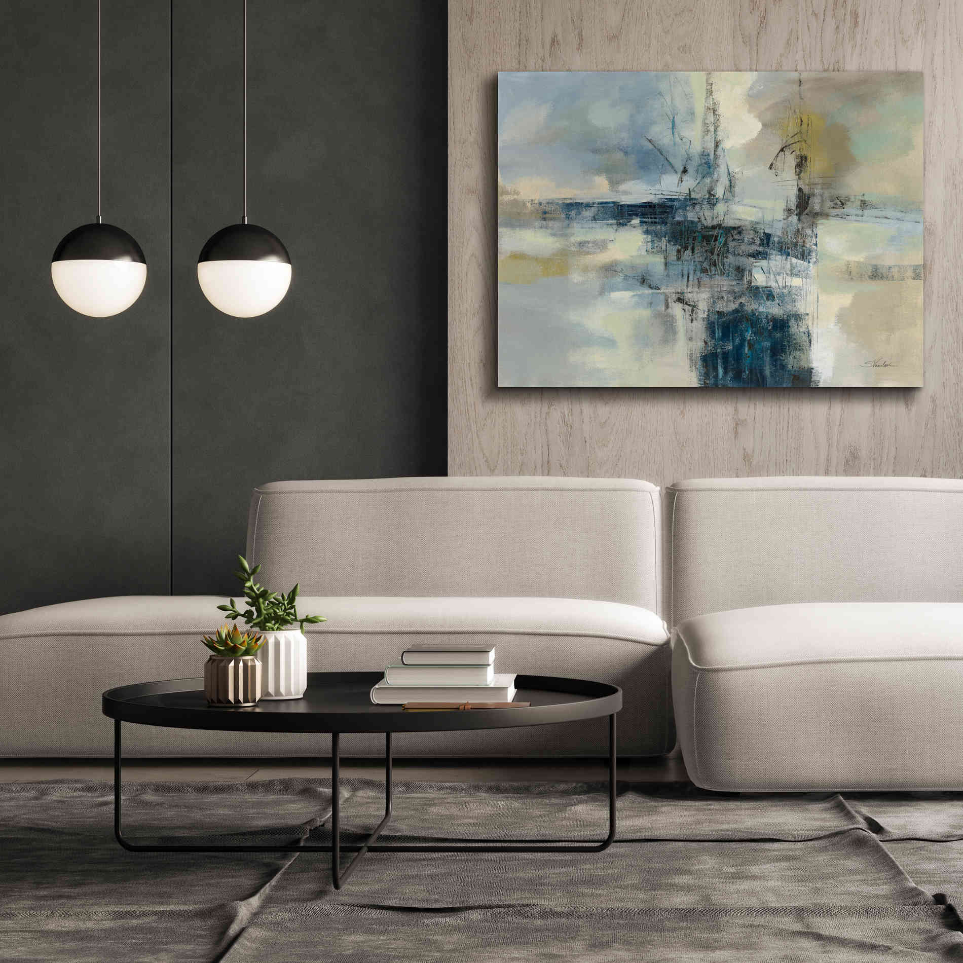 'Sea Port' by Silvia Vassileva, Canvas Wall Art,54 x 40