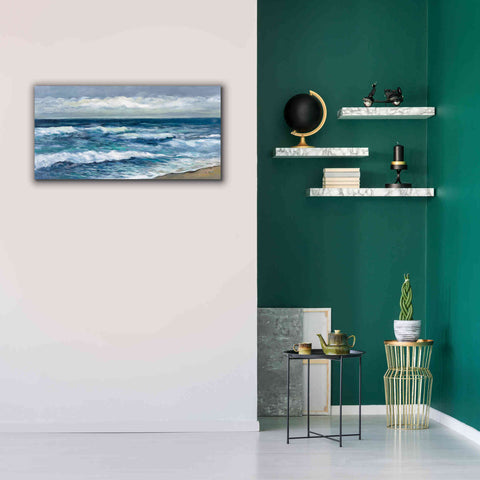 Image of 'Indigo Sea 2' by Silvia Vassileva, Canvas Wall Art,40 x 20