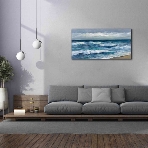 Image of 'Indigo Sea 2' by Silvia Vassileva, Canvas Wall Art,60 x 30
