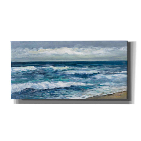 Image of 'Indigo Sea 2' by Silvia Vassileva, Canvas Wall Art,24x12x1.25x0,40x20x1.55x0,60x30x1.74x0