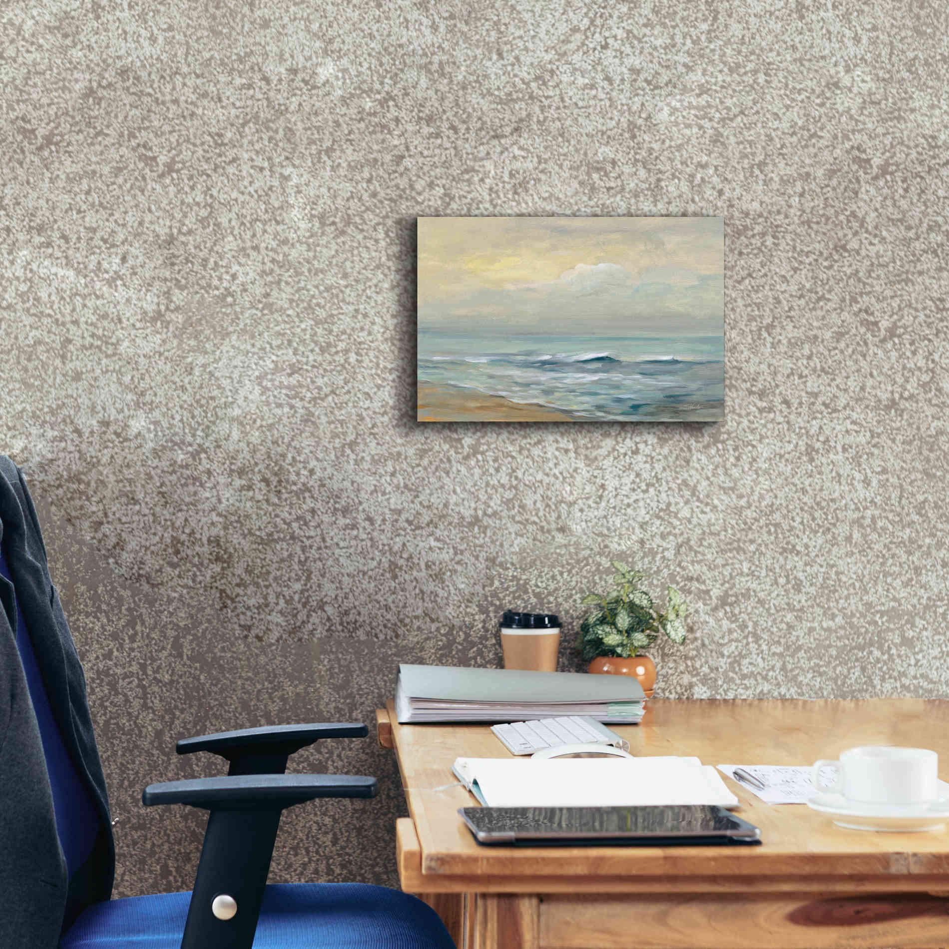 'Sunrise Over the Sea' by Silvia Vassileva, Canvas Wall Art,18 x 12