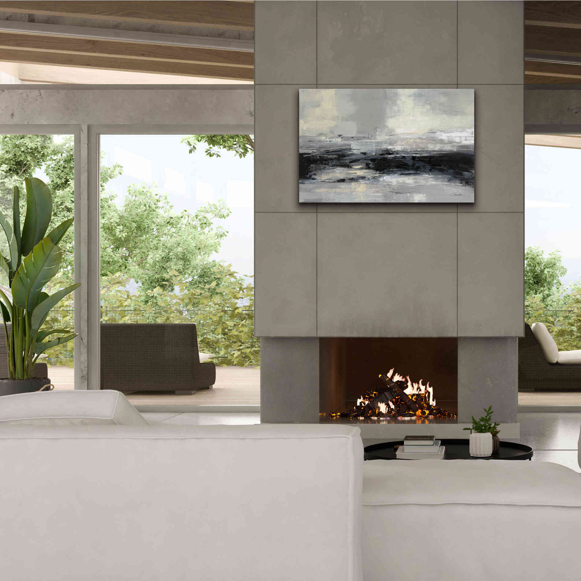 'Winter Road' by Silvia Vassileva, Canvas Wall Art,40 x 26