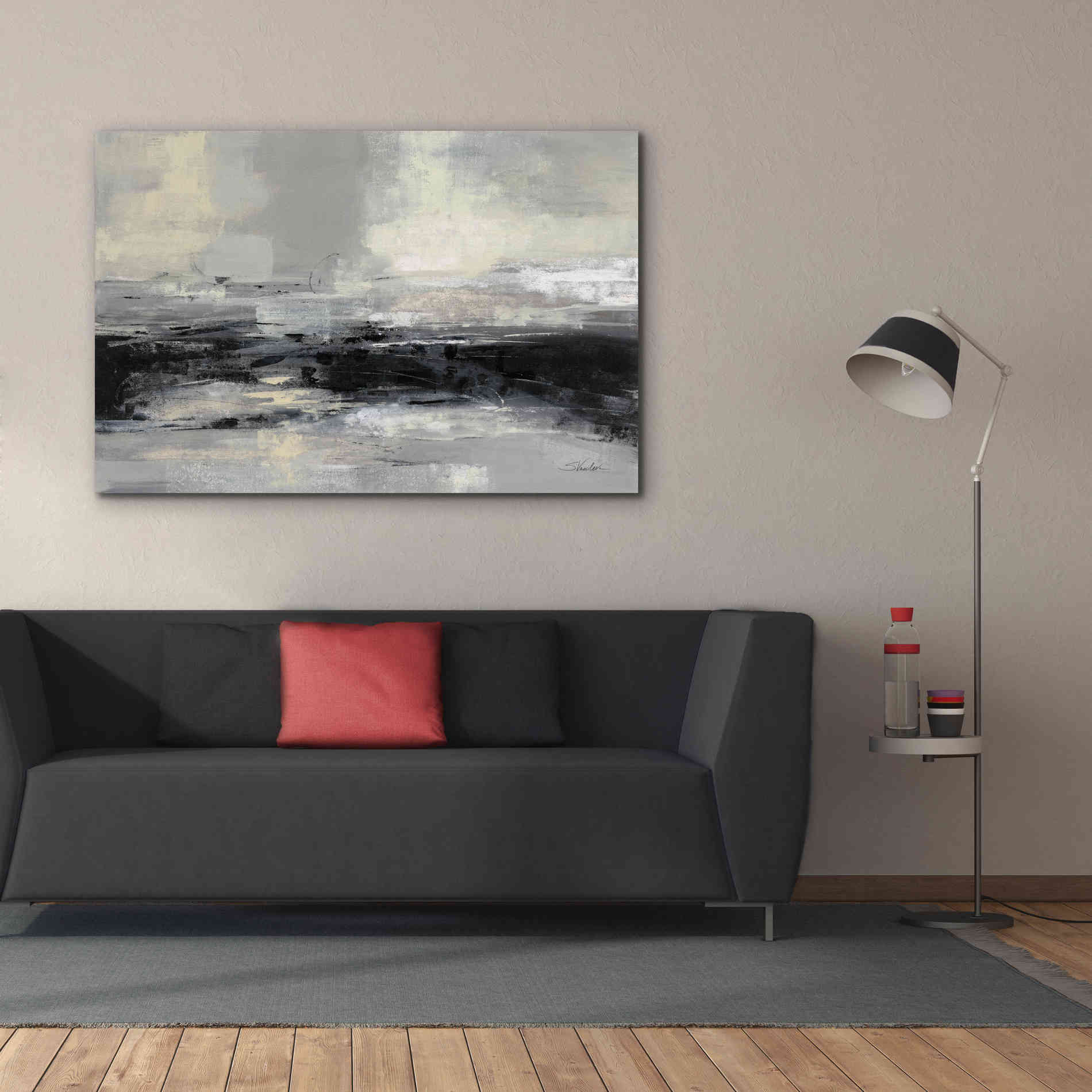 'Winter Road' by Silvia Vassileva, Canvas Wall Art,60 x 40