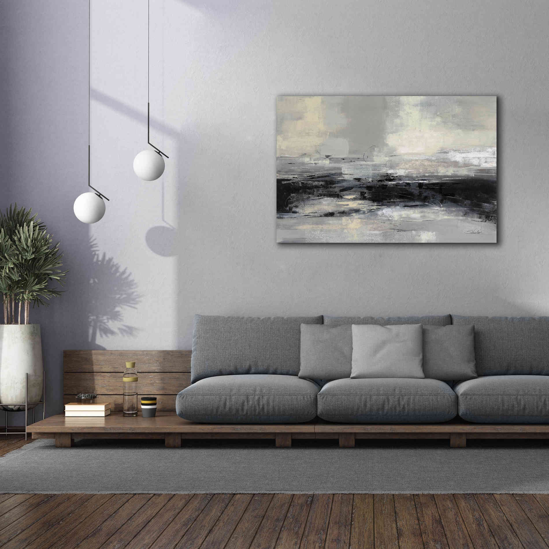 'Winter Road' by Silvia Vassileva, Canvas Wall Art,60 x 40