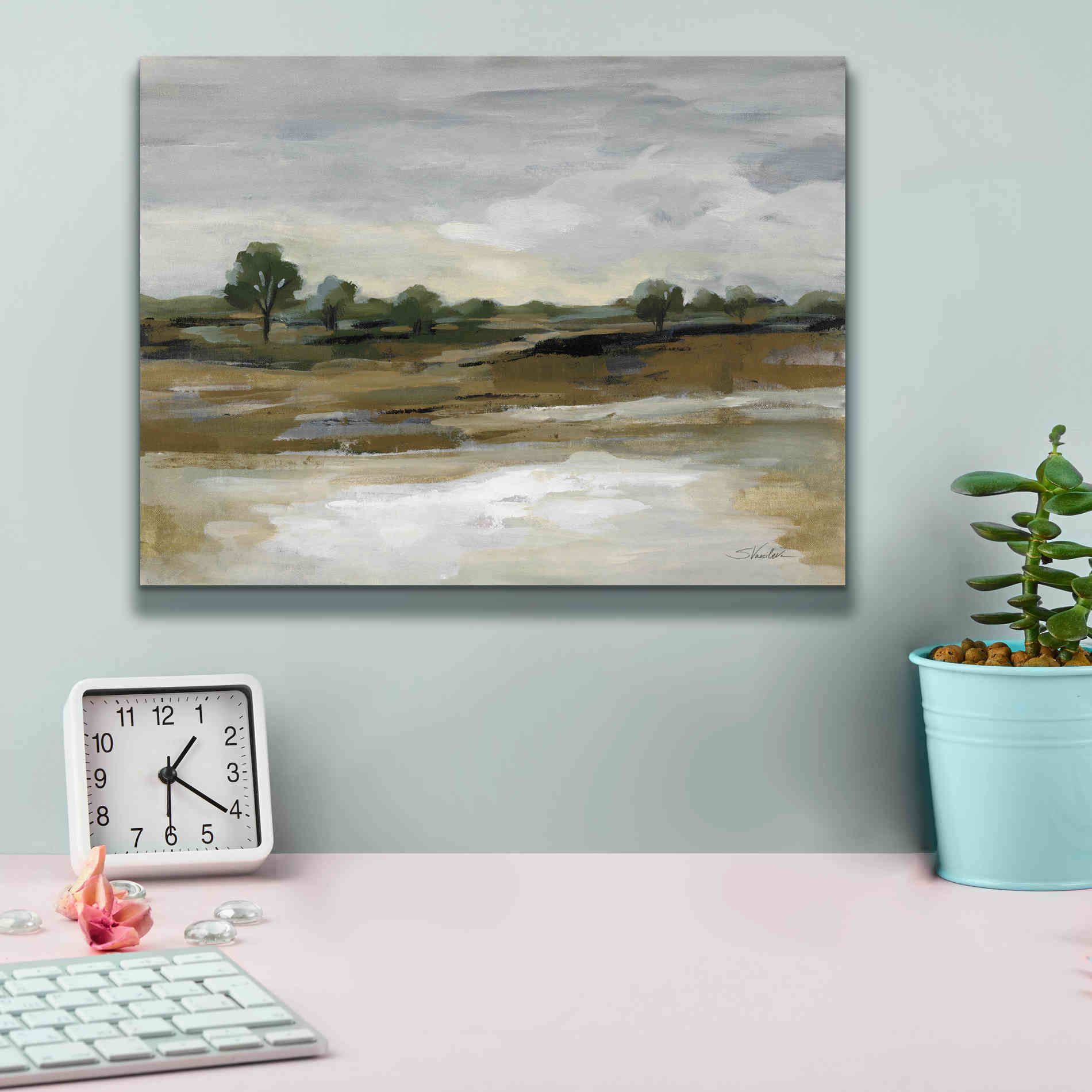 'Cool April Day' by Silvia Vassileva, Canvas Wall Art,16 x 12