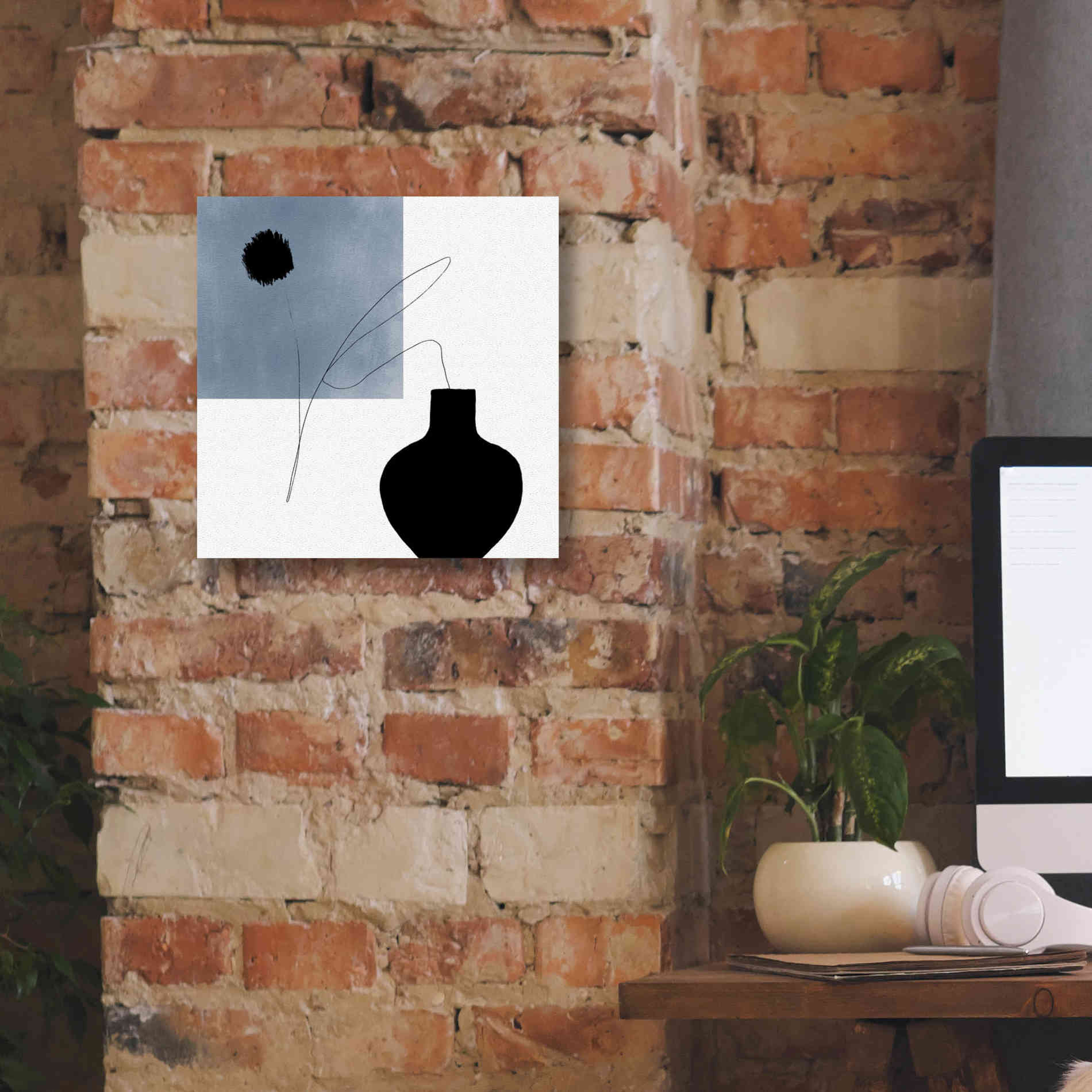 'A Breath of Hair' by Cesare Bellassai, Canvas Wall Art,12 x 12