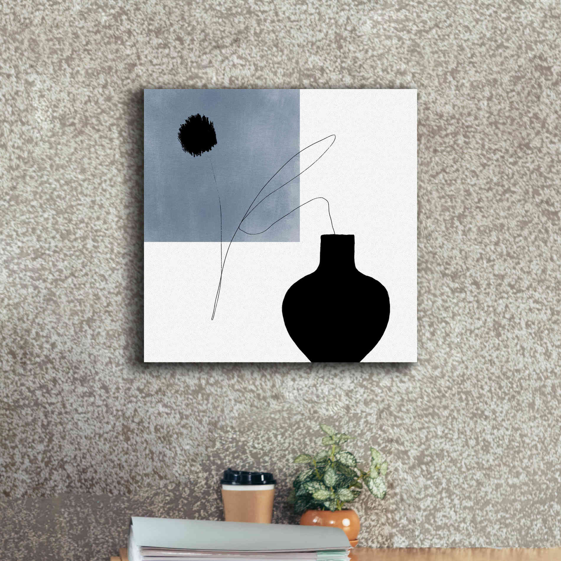 'A Breath of Hair' by Cesare Bellassai, Canvas Wall Art,18 x 18