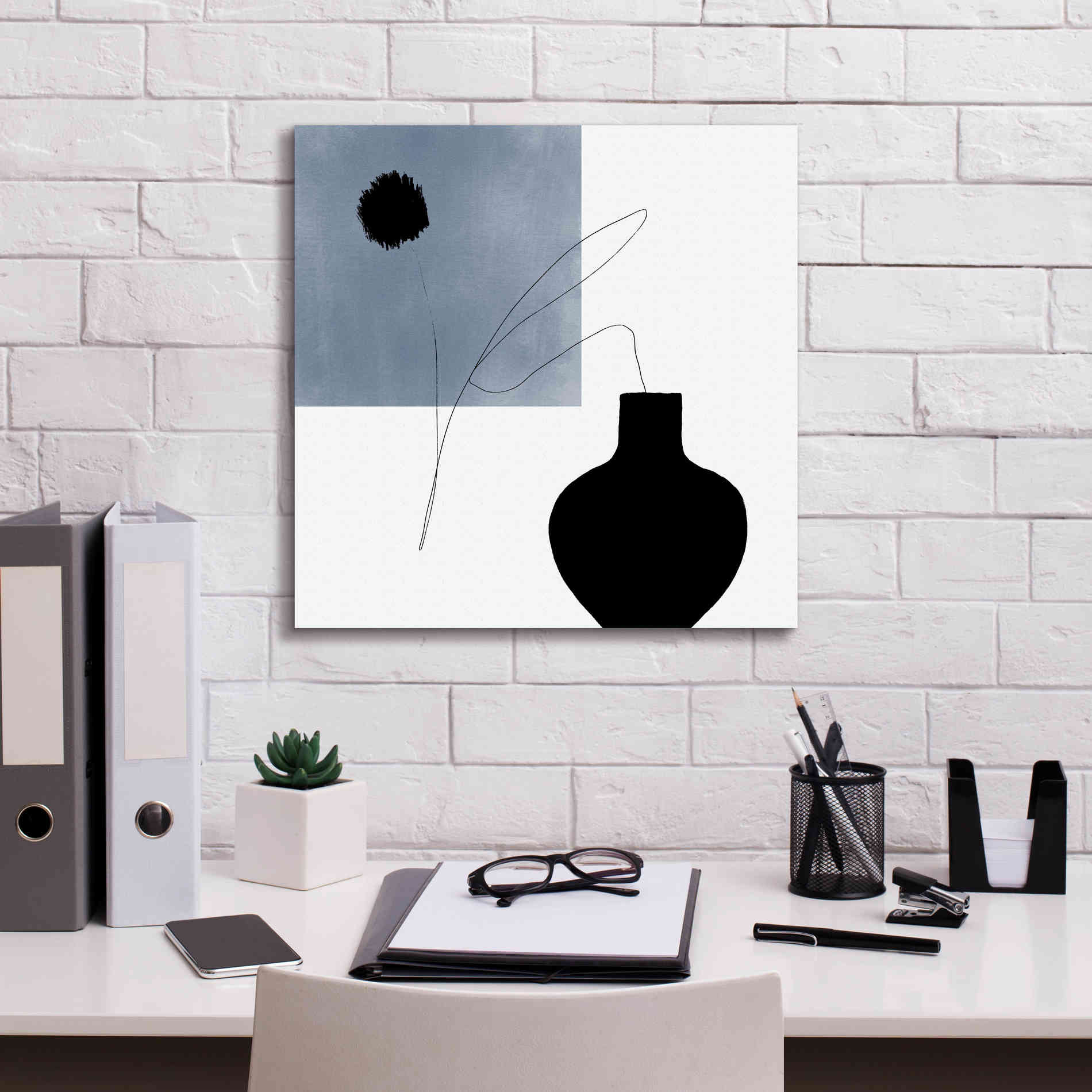 'A Breath of Hair' by Cesare Bellassai, Canvas Wall Art,18 x 18