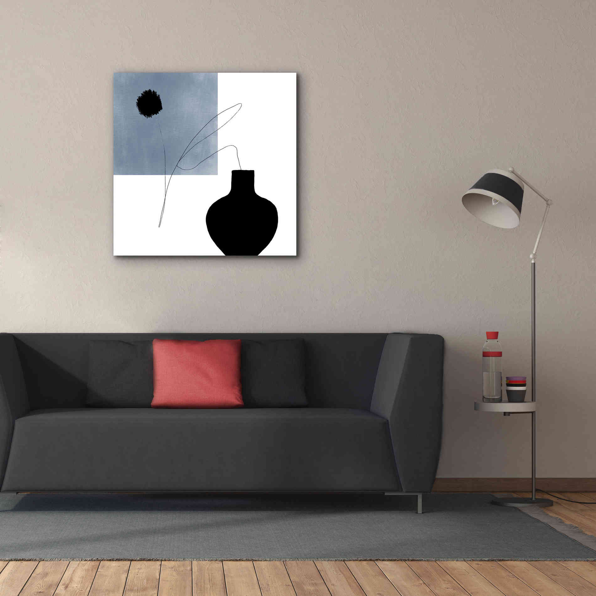 'A Breath of Hair' by Cesare Bellassai, Canvas Wall Art,37 x 37