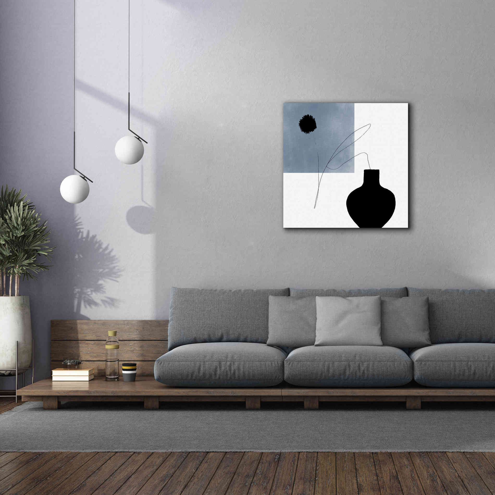 'A Breath of Hair' by Cesare Bellassai, Canvas Wall Art,37 x 37