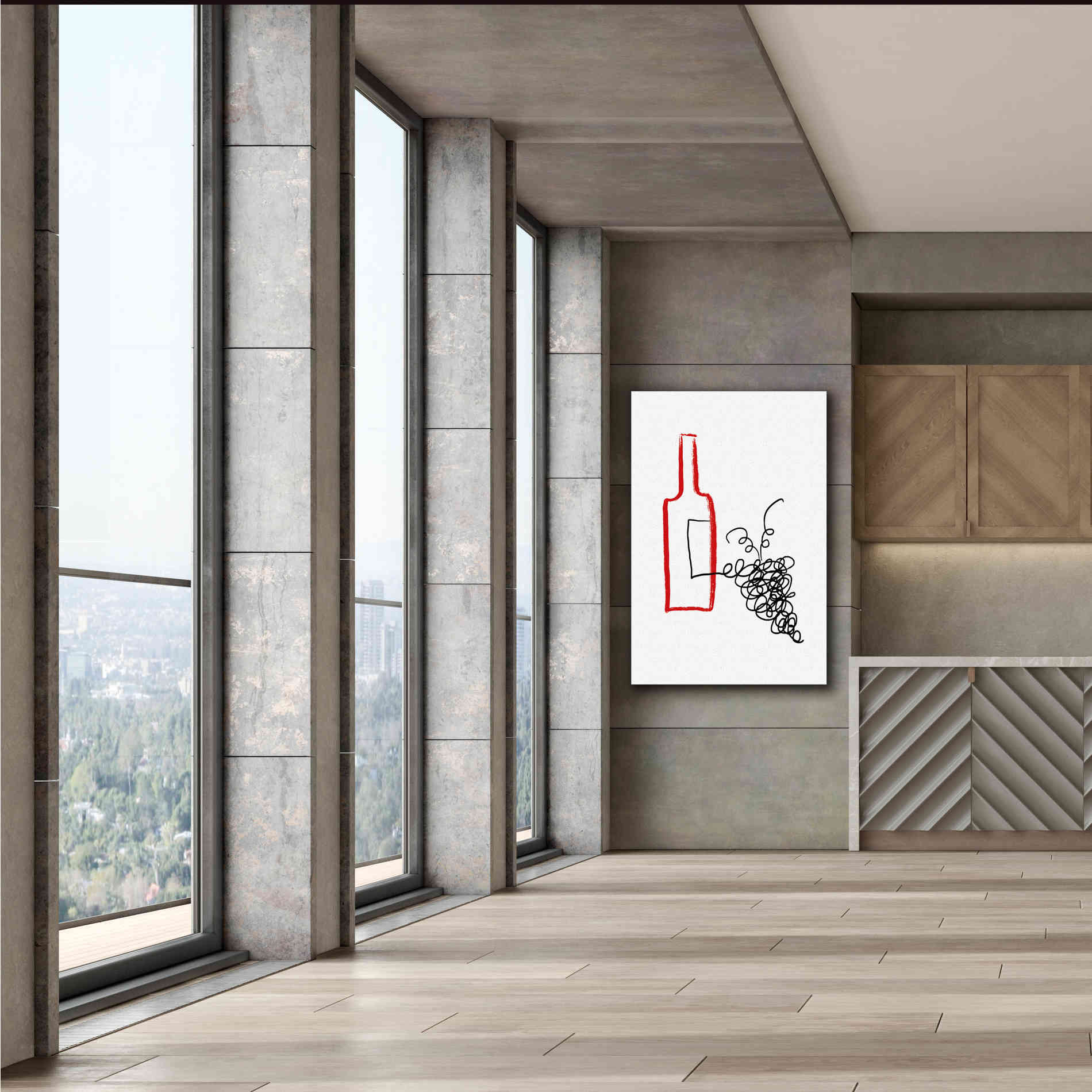 'A Good Wine' by Cesare Bellassai, Canvas Wall Art,40 x 60