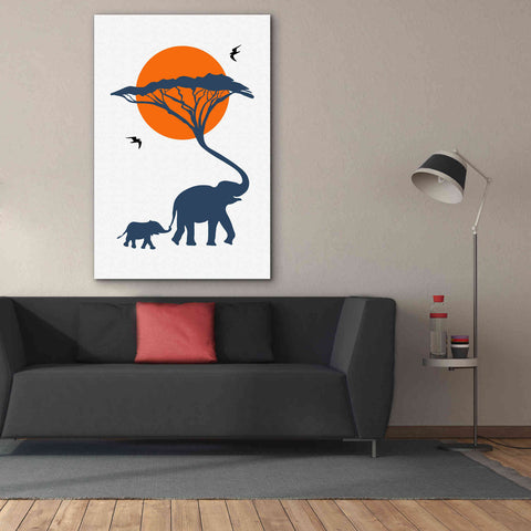 Image of 'Africa Family' by Cesare Bellassai, Canvas Wall Art,40 x 60
