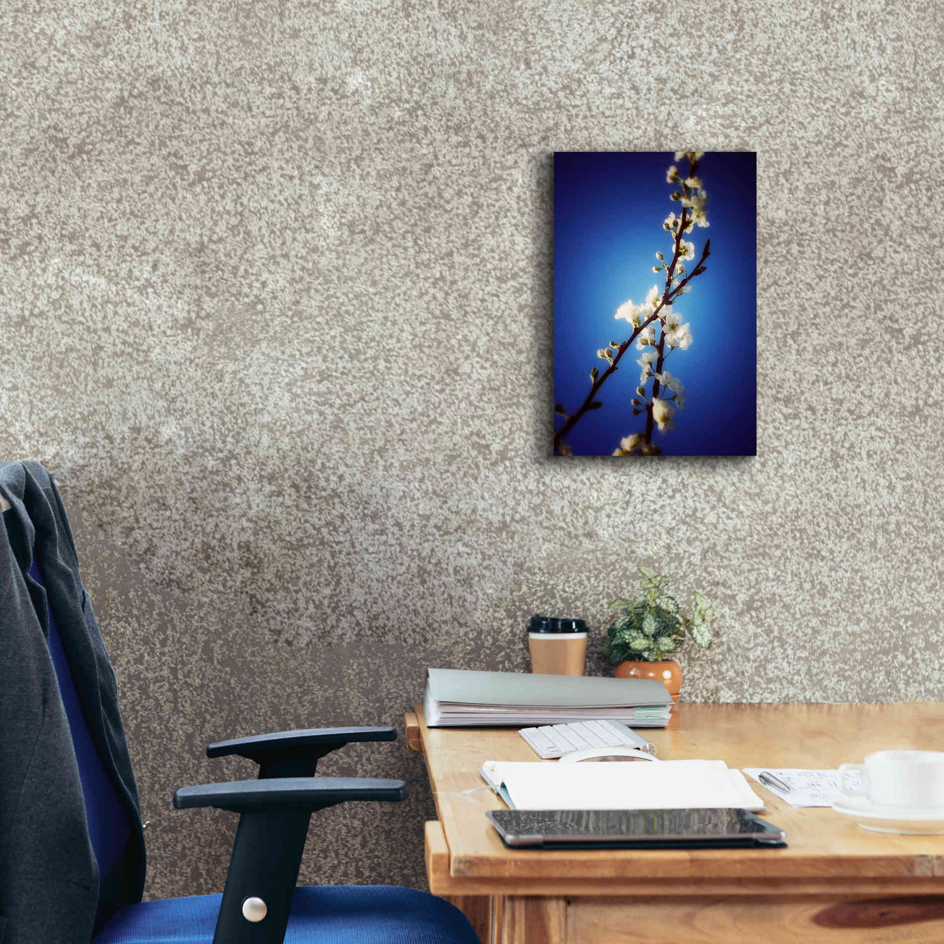 'Almost Blue' by Cesare Bellassai, Canvas Wall Art,12 x 18