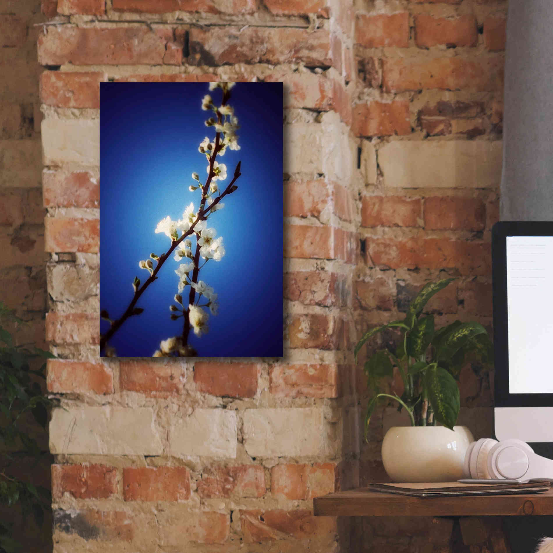 'Almost Blue' by Cesare Bellassai, Canvas Wall Art,12 x 18