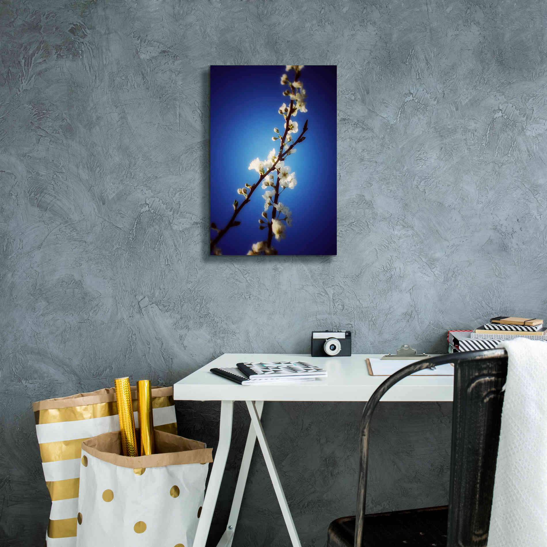 'Almost Blue' by Cesare Bellassai, Canvas Wall Art,12 x 18