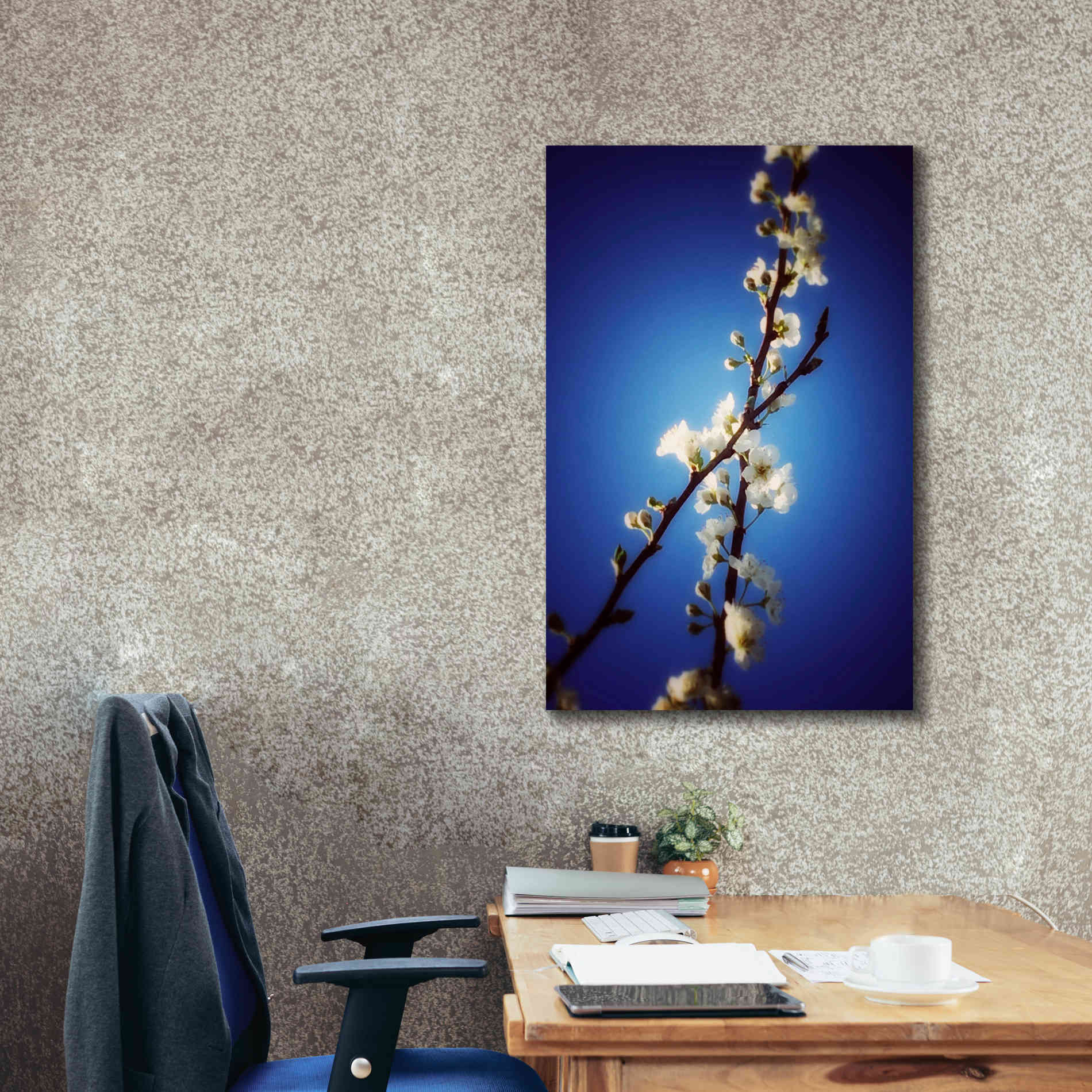 'Almost Blue' by Cesare Bellassai, Canvas Wall Art,26 x 40