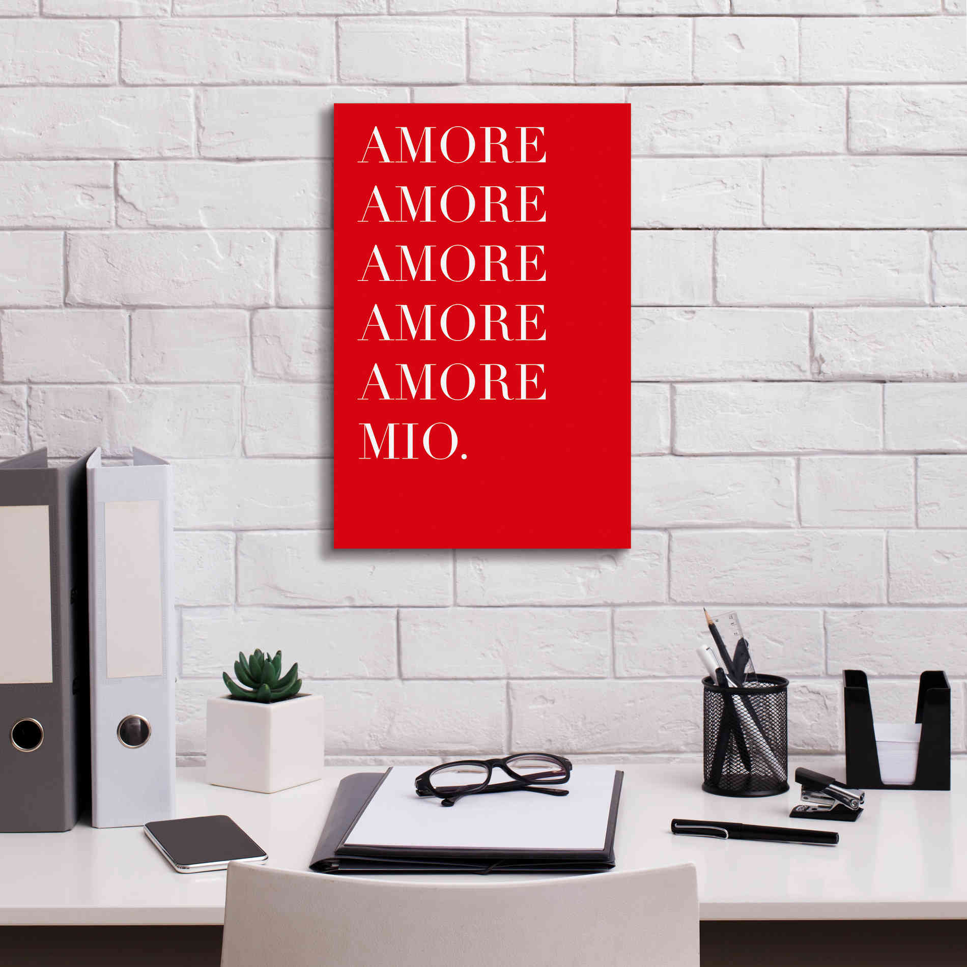 'Amore Mio Amore Mio' by Cesare Bellassai, Canvas Wall Art,12 x 18