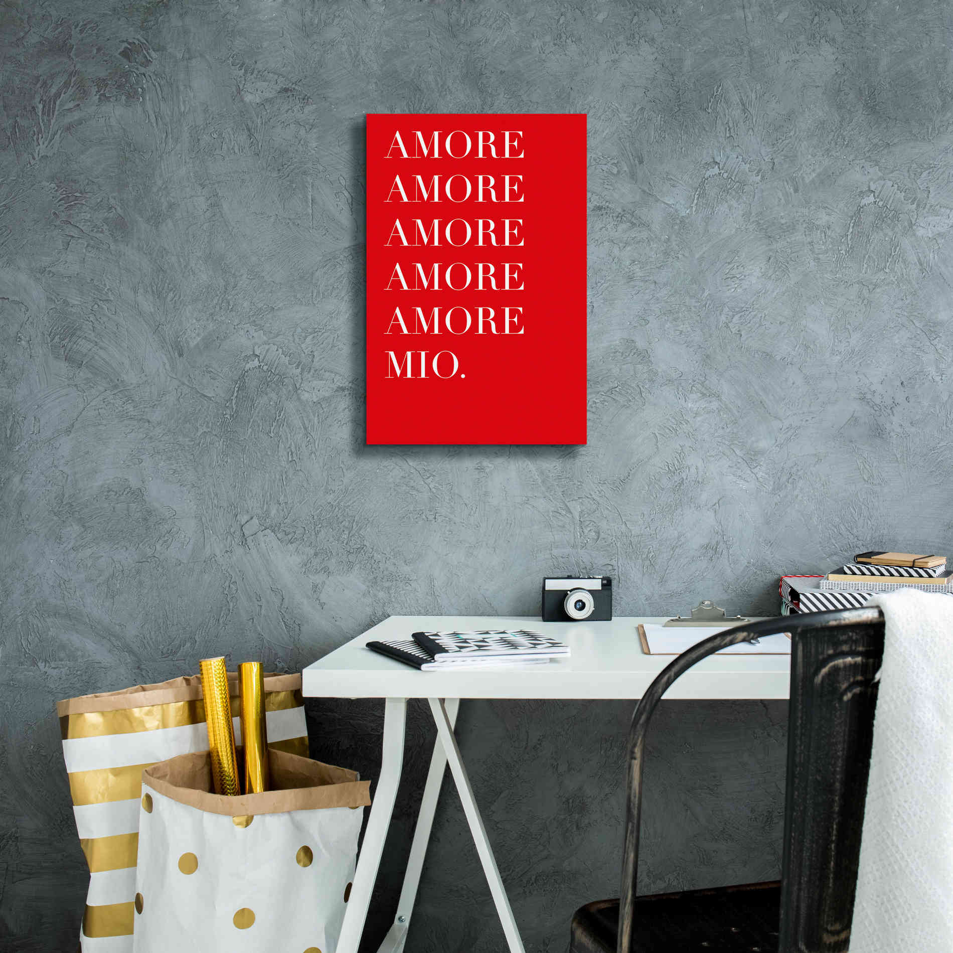 'Amore Mio Amore Mio' by Cesare Bellassai, Canvas Wall Art,12 x 18