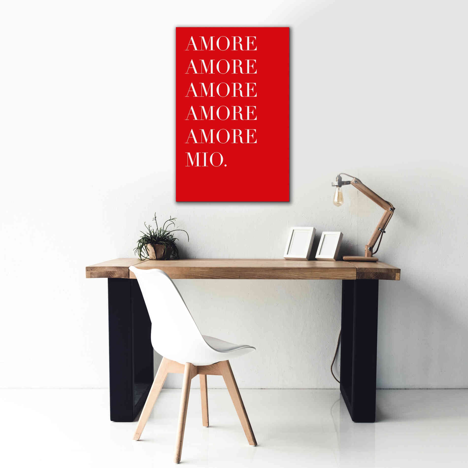 'Amore Mio Amore Mio' by Cesare Bellassai, Canvas Wall Art,26 x 40