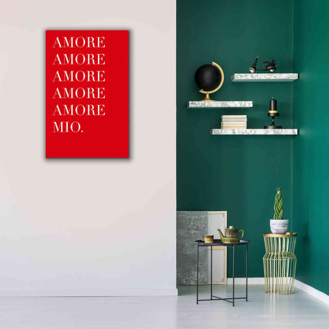 Image of 'Amore Mio Amore Mio' by Cesare Bellassai, Canvas Wall Art,26 x 40