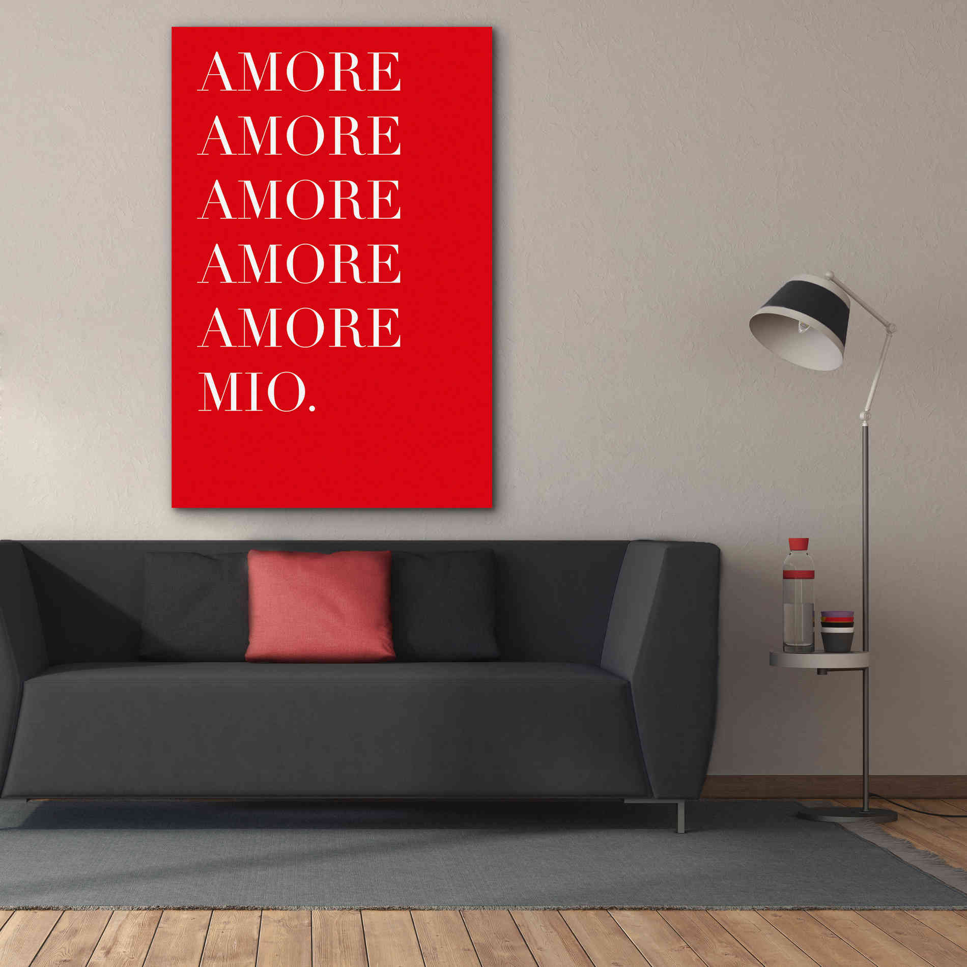'Amore Mio Amore Mio' by Cesare Bellassai, Canvas Wall Art,40 x 60