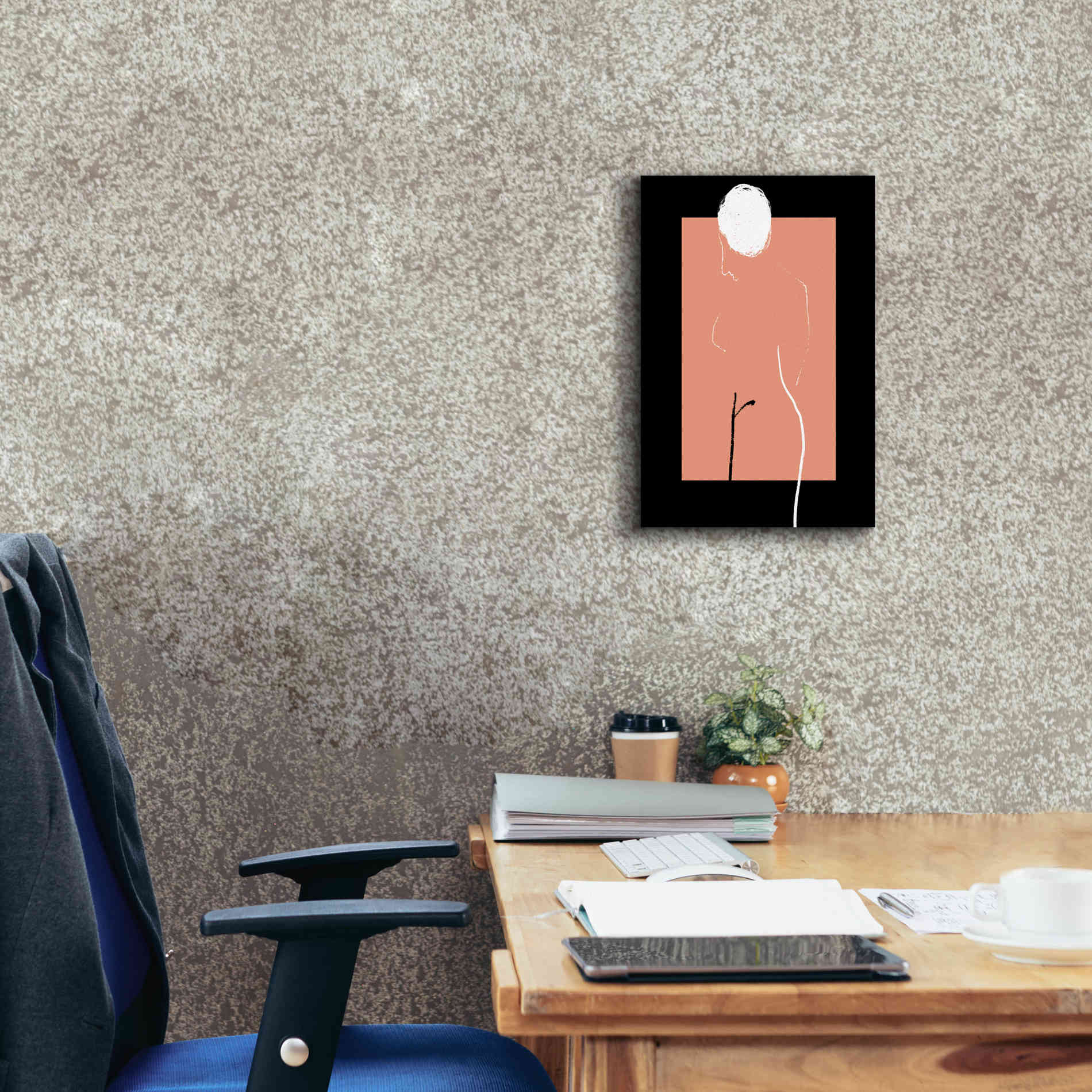 'Artistic Nude' by Cesare Bellassai, Canvas Wall Art,12 x 18