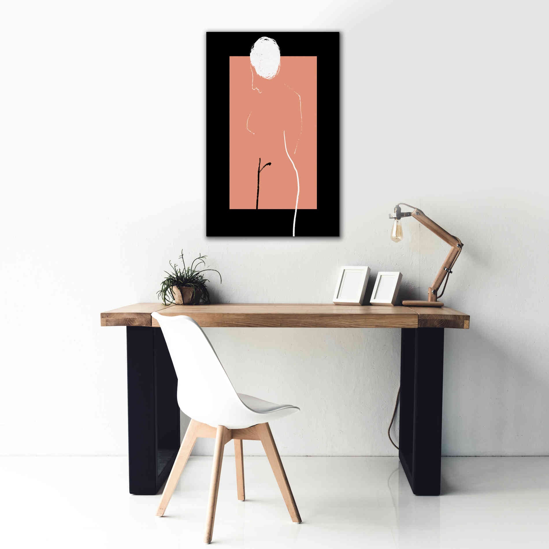 'Artistic Nude' by Cesare Bellassai, Canvas Wall Art,26 x 40