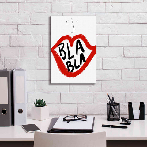 Image of 'Bla Bla' by Cesare Bellassai, Canvas Wall Art,12 x 18