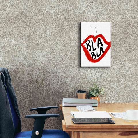 Image of 'Bla Bla' by Cesare Bellassai, Canvas Wall Art,12 x 18