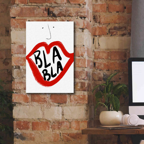 Image of 'Bla Bla' by Cesare Bellassai, Canvas Wall Art,12 x 18