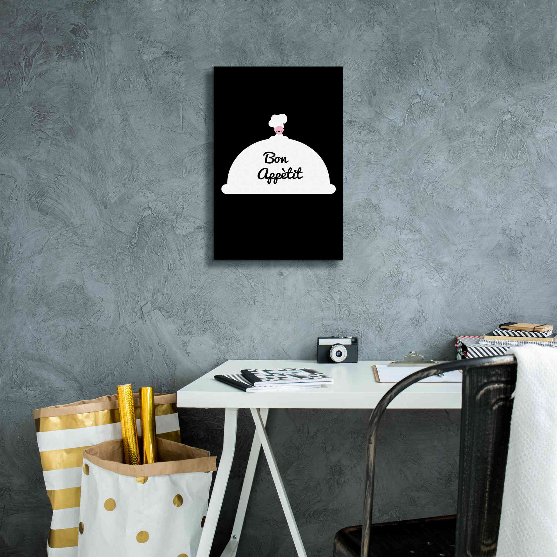 'Bon Appetit' by Cesare Bellassai, Canvas Wall Art,12 x 18