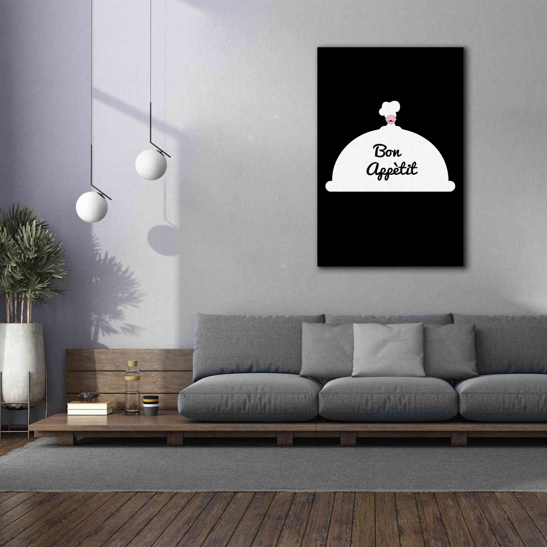 'Bon Appetit' by Cesare Bellassai, Canvas Wall Art,40 x 60