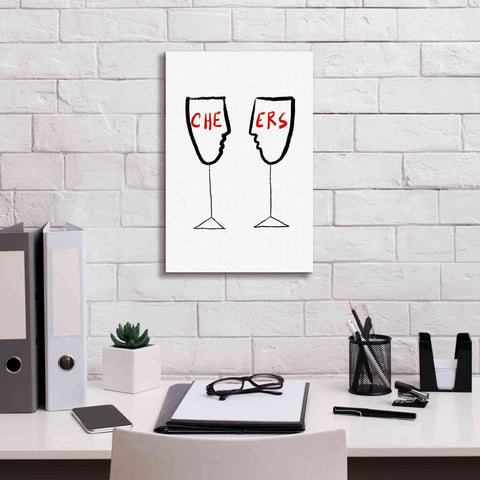 Image of 'Cheers' by Cesare Bellassai, Canvas Wall Art,12 x 18