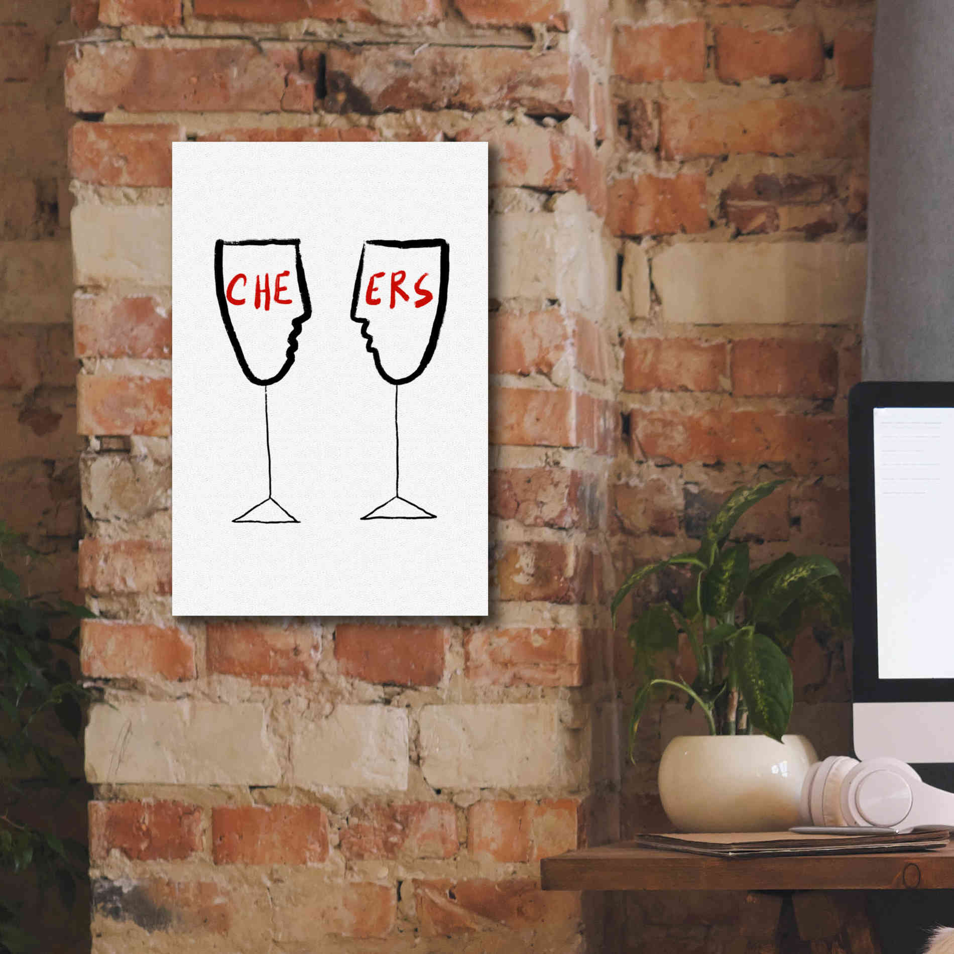 'Cheers' by Cesare Bellassai, Canvas Wall Art,12 x 18