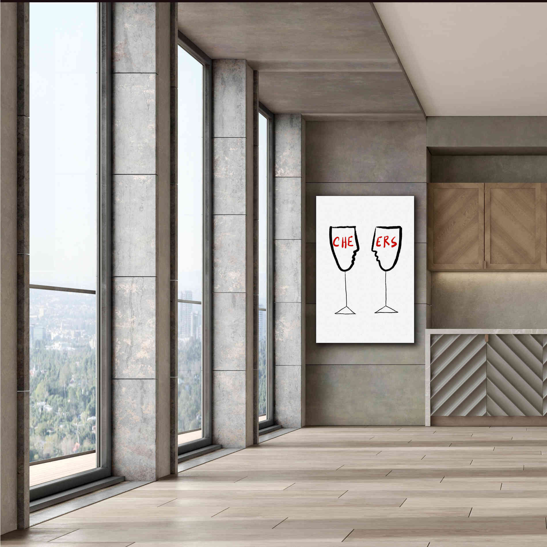 'Cheers' by Cesare Bellassai, Canvas Wall Art,40 x 60